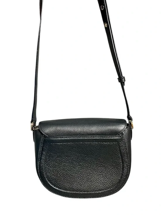 Kate Spade Knott Black Pebbled Leather Dual Compartment Adjustable Crossbody Bag - Picture 2 of 8